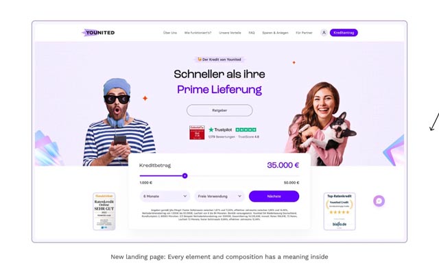 Younited Credit — Designansicht 2
